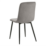 Silla Comedor Freedom Tapizada Ecocuero Estructura Reforzada X4 Gris