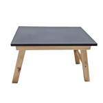 Mesa Ratona + Rack De Tv Escandinavo Nordico En Negro