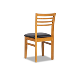 COMBO ESCANDINAVO DEFRANCE - MESA 130CM NEGRA  4 SILLAS MIEL NEGRO (OT000002  OTSINEMI)