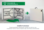 Kit Mesa 4 Sillas Plegables Lusqtoff MegaCamping Acero PVC Ultra Resistente