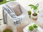 Sillon Ibiza Blanco Simil Rattan
