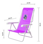 Reposera Acero Solcito Premium 8 Posiciones Tela Solwind