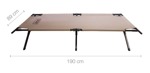 Catre Coleman Acero Trailhead Easy Step Hasta 136 Kg Militar