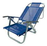 Reposera Copacabana Silla Playera 120 Kg Plegable Aluminio