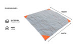 Lona Playera Gadnic Plegable mpermeable Ultra Liviana 140x140