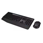 Kit Teclado Y Mouse Inalambrico Mk345 Logitech Color Del Mouse Negro Color Del Teclado Negro