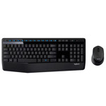 Kit Teclado Y Mouse Inalambrico Mk345 Logitech Color Del Mouse Negro Color Del Teclado Negro
