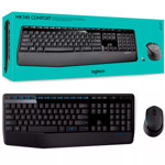 Kit Teclado Y Mouse Inalambrico Mk345 Logitech Color Del Mouse Negro Color Del Teclado Negro