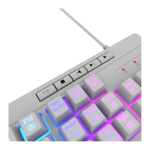 Teclado Redragon Shiva Blanco Español K512WRGB-SP