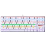 Teclado Gamer Redragon Kumara Blanco Switch Rojo Rainbow Español K552W-KR-SP