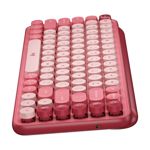 TECLADO INALAMBRICO MECANICO POP KEYS ROSA