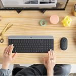 Kit Teclado + Mouse Inalambrico Logitech Mk470 Ultraslim Usb