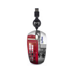 Mouse optico mini retractil USB 1000 DPI diseño londres NISUTA - NSMOR3LO