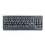Teclado USB de tinta durable y 9 teclas multimedia NISUTA - NSKB28U