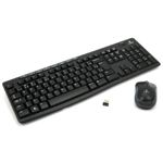 Combo Teclado / Mouse Logitech MK270 Inalambrico Negro