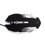 Mouse Gamer Optico Wesdar X10 Metalico USB 2400 Dpi Led