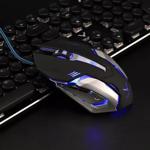Mouse Gamer Optico Wesdar X10 Metalico USB 2400 Dpi Led