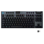 Teclado gamer bluetooth Logitech G Serie G G915 QWERTY inglés US color negro con luz RGB
