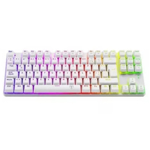 Teclado Gamer Mecanico T-Dagger Bora Blanco Switch Azul T-TGK315W-BL