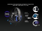 Kit Gaming Teclado y Mouse Retro Iluminado + Auriculares Led RGB Pc Play Consolas