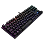 Teclado Gamer Bora T-Dagger Red Español Negro T-TGK315-RD-SP