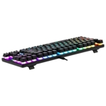 Teclado Gamer Bora T-Dagger Red Español Negro T-TGK315-RD-SP
