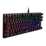 Teclado Gamer Bora T-Dagger Red Español Negro T-TGK315-RD-SP