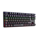 Teclado Gamer T-Dagger Bora Negro Switch Red Español T-TGK313-RD
