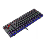 Teclado Gamer T-Dagger Bora Negro Switch Red Español T-TGK313-RD