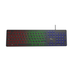 COMBO XTECH TECLADO MOUSE Y PAD MOUSE  XTK-535S GAMER HASHA RGB USB  (XTK-535S)