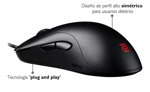 Mouse Gamer Para Esports Zowie Za Series Za12-b M 3200ppp