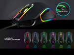 Mouse Gamer Gadnic M8 High 6 Botones RGB USB