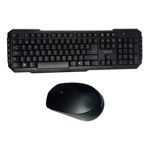 Teclado y Mouse Inalámbrico Maxell WKBC200 Wireless Keyboard Negro