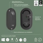 Mouse Inalambrico Logitech Pebble 2 M350 Bt Multidispositivo Negro