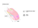 Mouse Gamer Onikuma CW905 DPI 6400 con Luz RGB