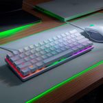 TECLADO OPTICO RAZER HUNTSMAN MINI MERCURY RGB GAMER SWITCH RAZER LINEAR OPTICAL RED