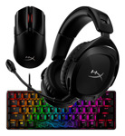 Kit Gamer Hyperx Mouse Haste 2 Teclado Alloy Y Auricular