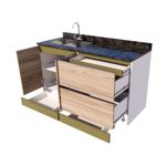 Bajo Mesada Kenia EMC 1.60m Safari y y Báltico
