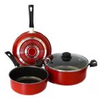 Set De Ollas+sarten Antiadherente 4 Piezas Jovifel Piamonte