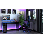 Escritorio Juegos Gamer Mesa Pc Gammer 3047 Xbox Play Negro con Azul