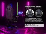 Silla Gamer Pro Gadnic Ergonómica Respaldo Ajustable Reposabrazos