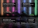 Silla Gamer Pro Gadnic Ergonómica Respaldo Ajustable Reposabrazos