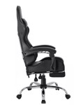 Silla Gamer Noga Magma Rgb Masajeadora Con Luces Y Apoya Pie