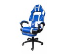 Silla Butaca Gamer Escritorio Noga Typhon Rt Con Apoyapies Azul