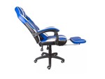 Silla Butaca Gamer Escritorio Noga Typhon Rt Con Apoyapies Azul