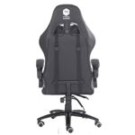 Silla Gamer Dooku Cuero Blanca y Negra KJ-463T-BW