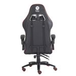 Silla Gamer Dooku Cuero Negra Y Roja Kj-463t-br