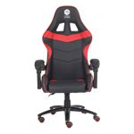 Silla Gamer Dooku Cuero Negra Y Roja Kj-463t-br