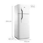 Heladera con freezer Gafa HGF368AFB Blanca 330lts