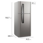 Heladera Electrolux Inverter 260L No Frost Plata HENI3000P
